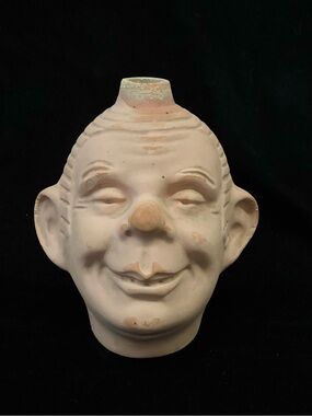 Vintage 1960s Smiling Jim Chia Pet Style Bisque Head